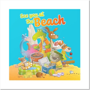 See You at the Beach Australia Posters and Art